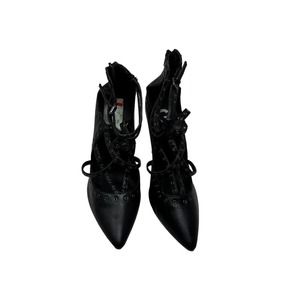 Womens Shoes Size 8 Narrow Guess Farrell Caged Pumps Black Stiletto Heels